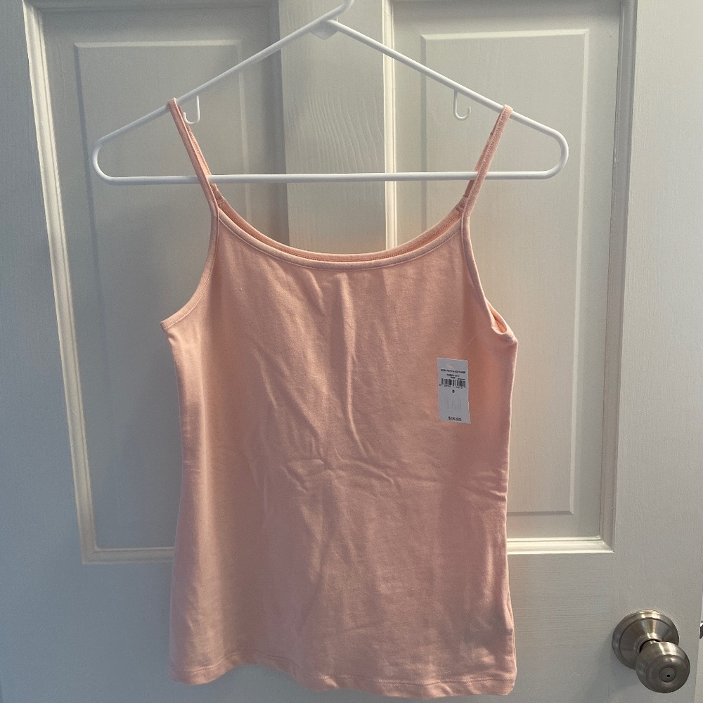 NWT Gap Basic Camisole Cami Peach Pink Size Small
